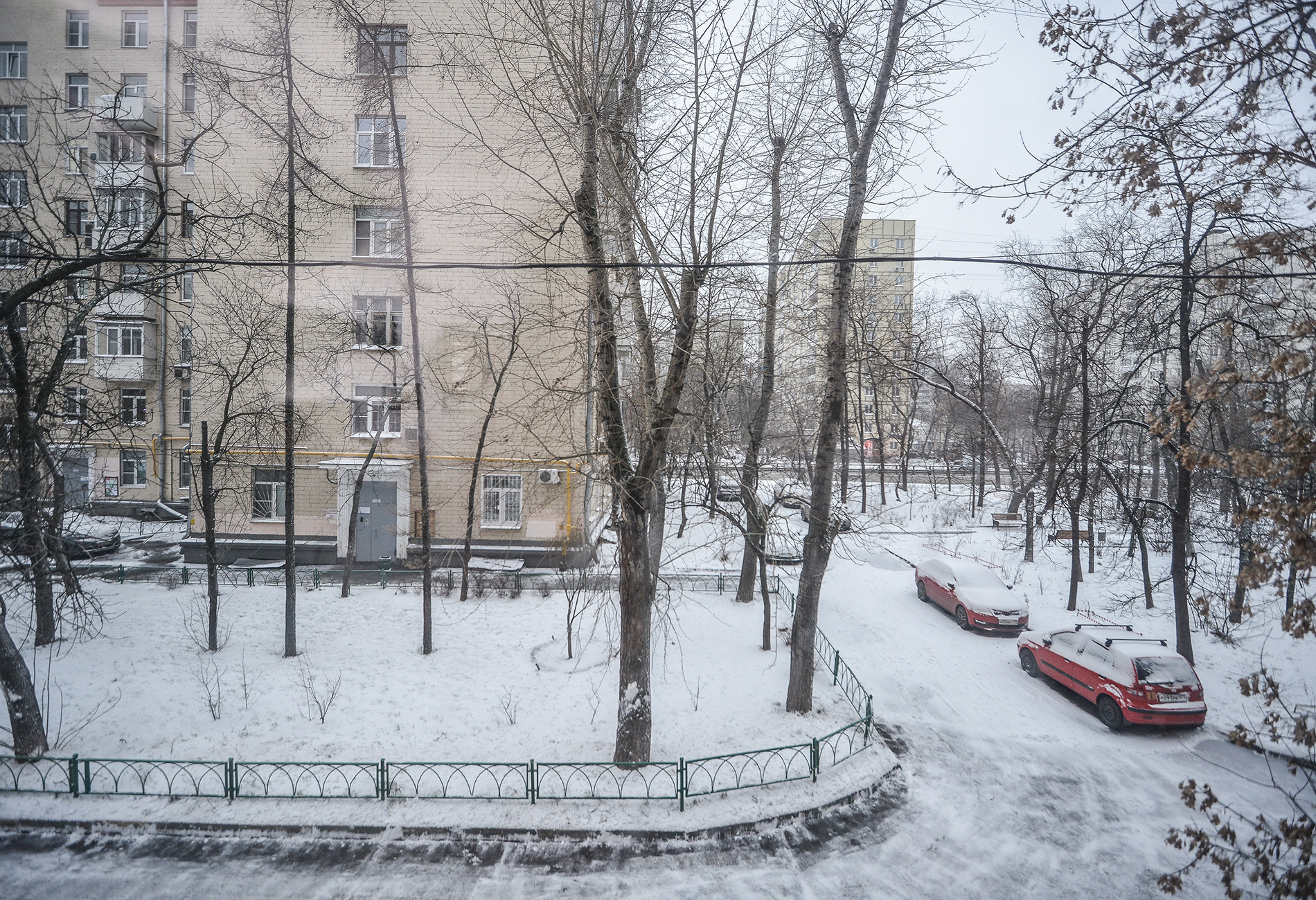 Вид из окон квартиры Александра Федорова