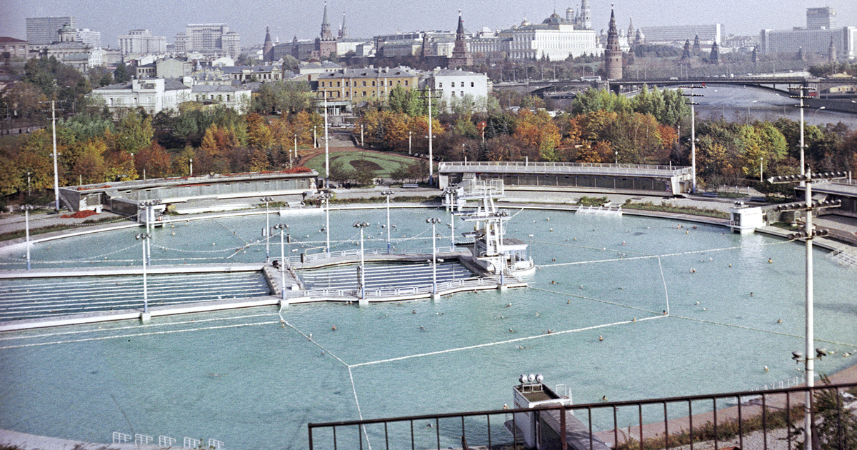 Бассейн Москва СССР 1987