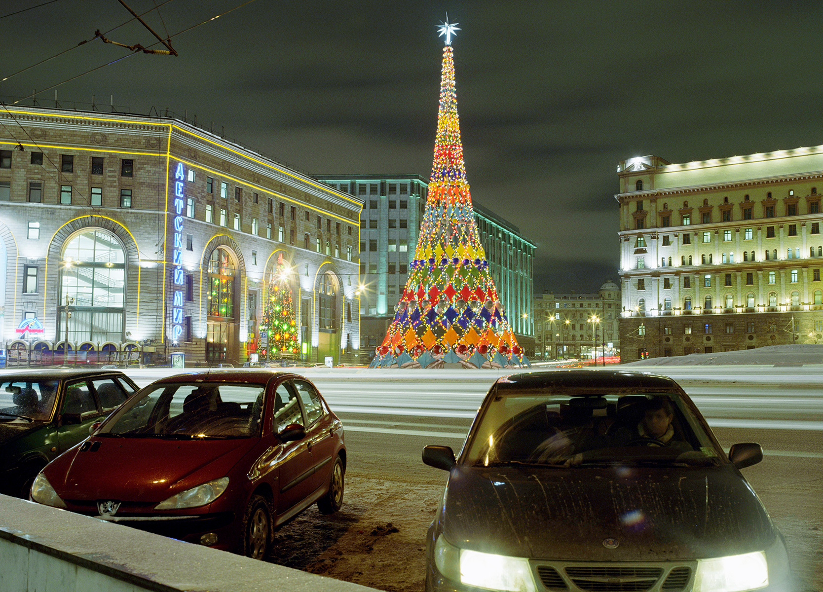 Новогодняя елка на Лубянской площади, 2003 год