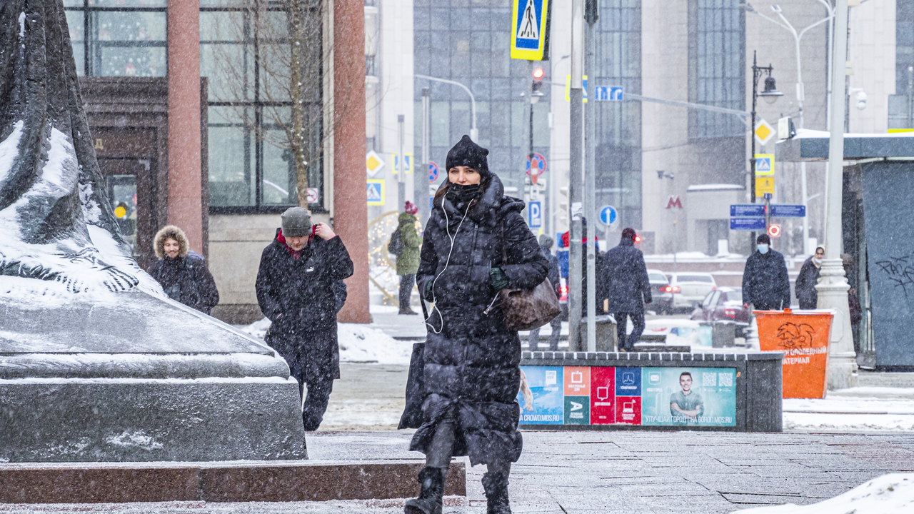 Москвич зимой