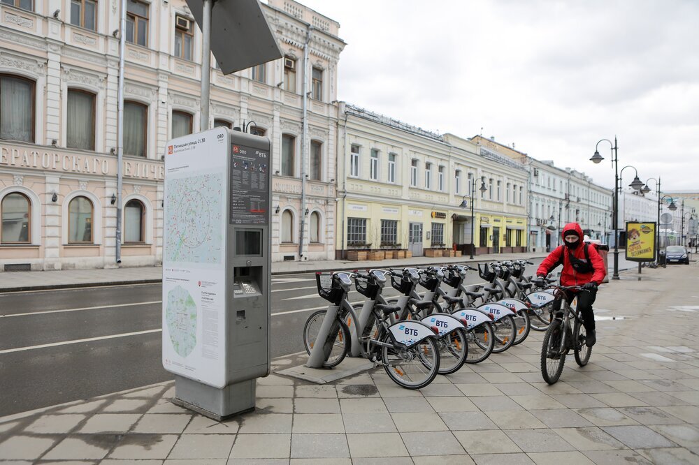 В новом сезоне цены на велопрокат в Москве останутся прежними