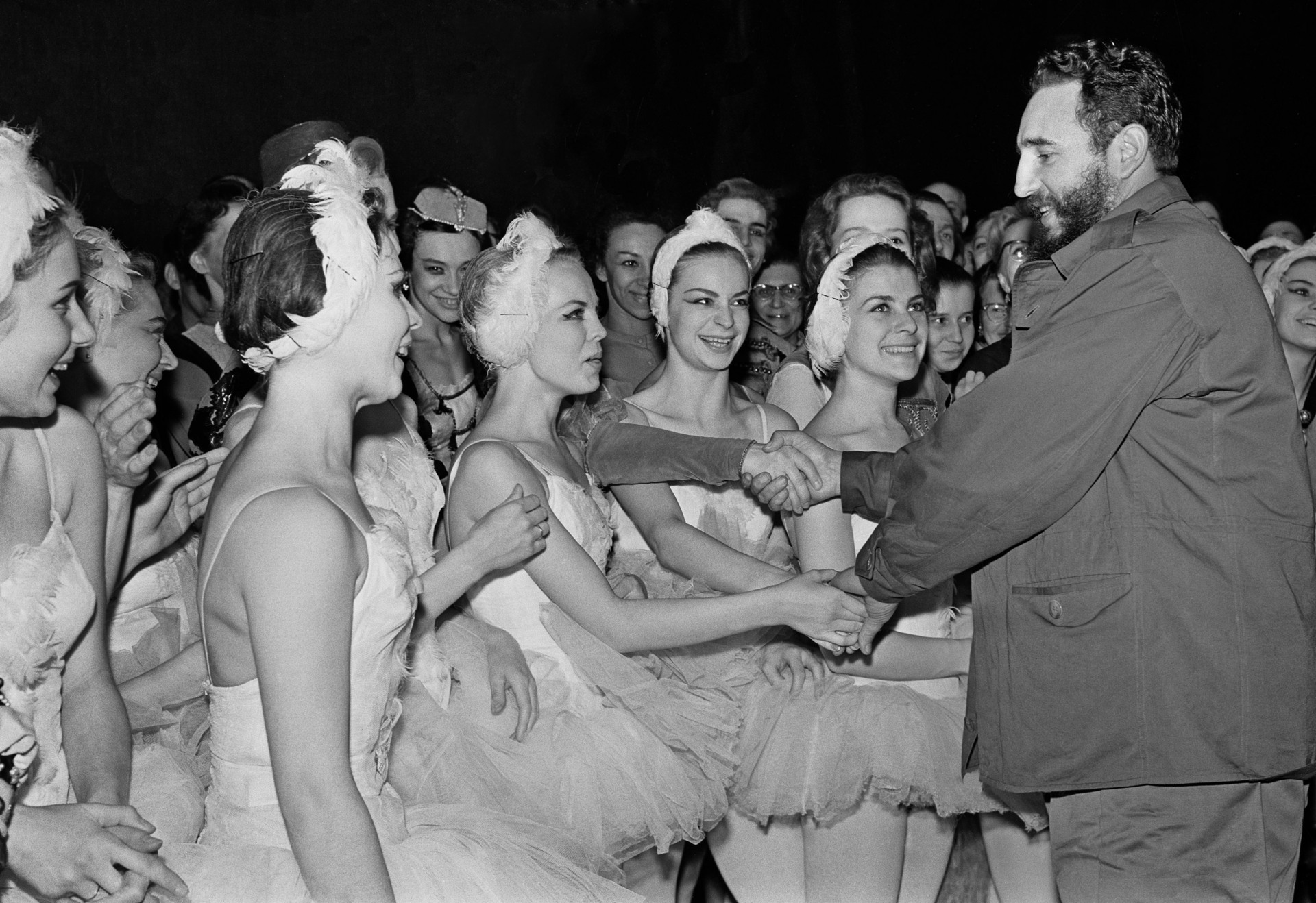 Во время визита в Москву Фидель Кастро посетил Большой театр
