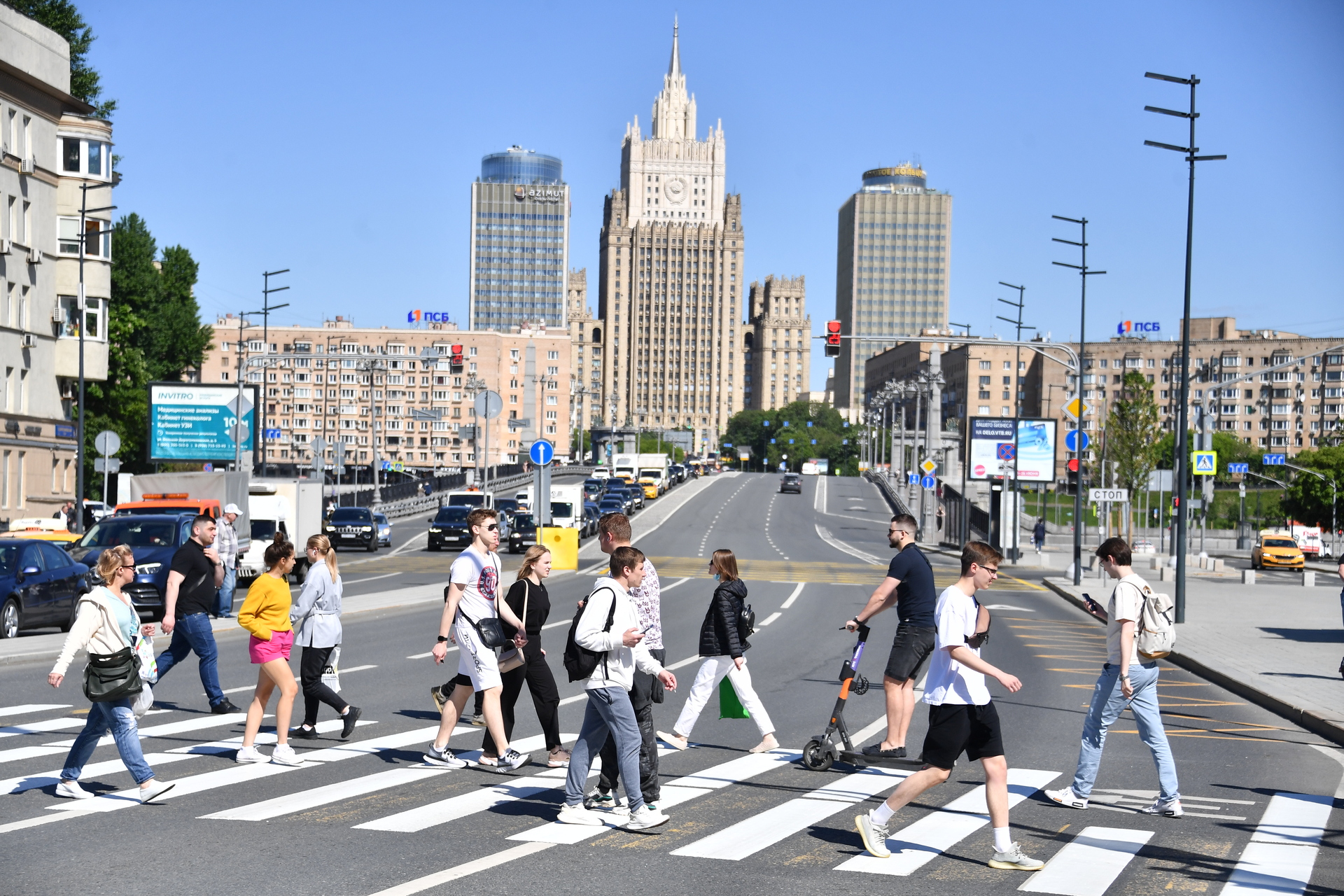 Названо количество новых зебр в Москве