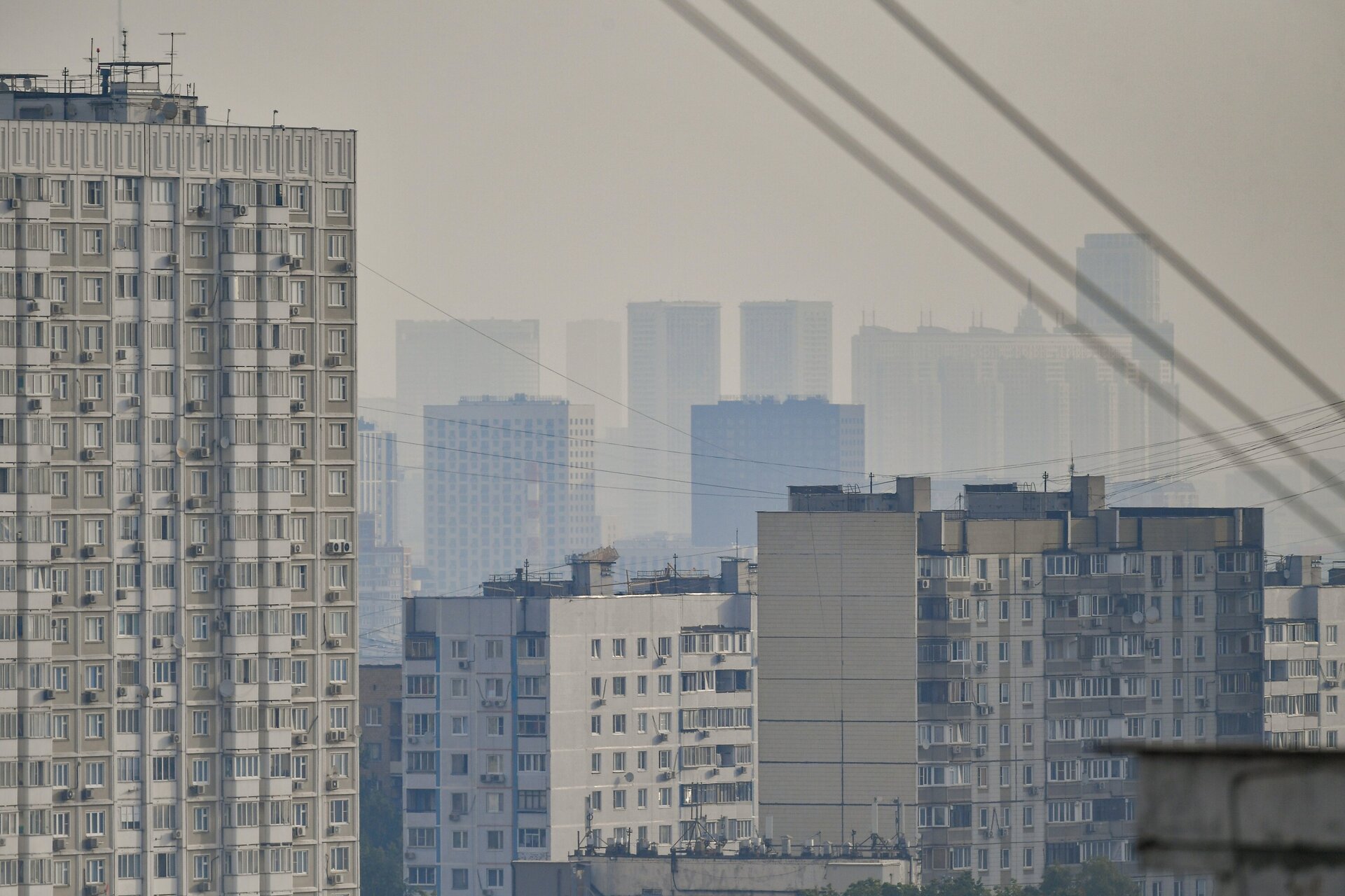 фото дым в москве