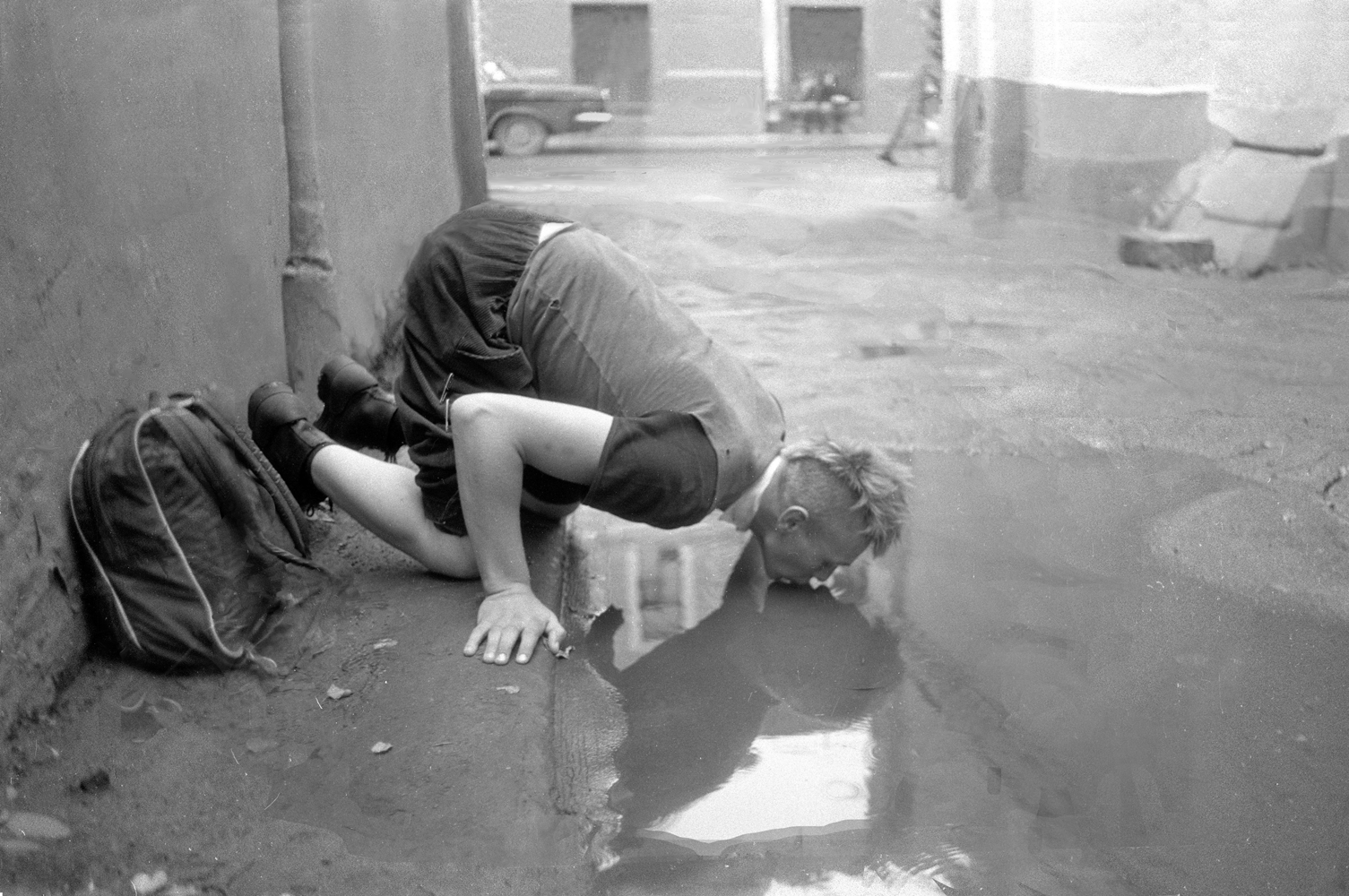 На водопое в арбатских переулках, 1988 год