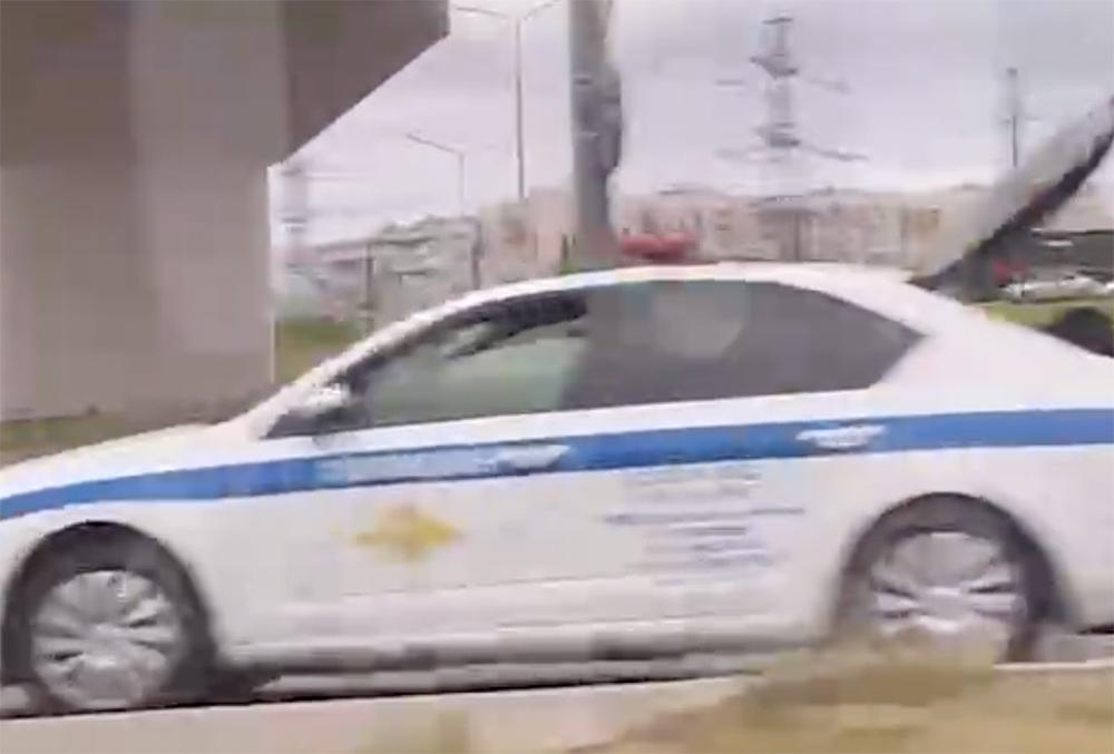 Обстановка на улицах Москвы попала на видео