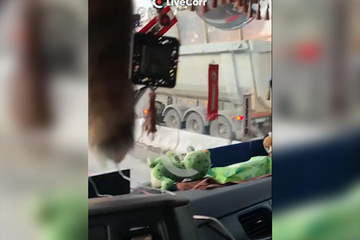 Массовая авария в Москве попала на видео