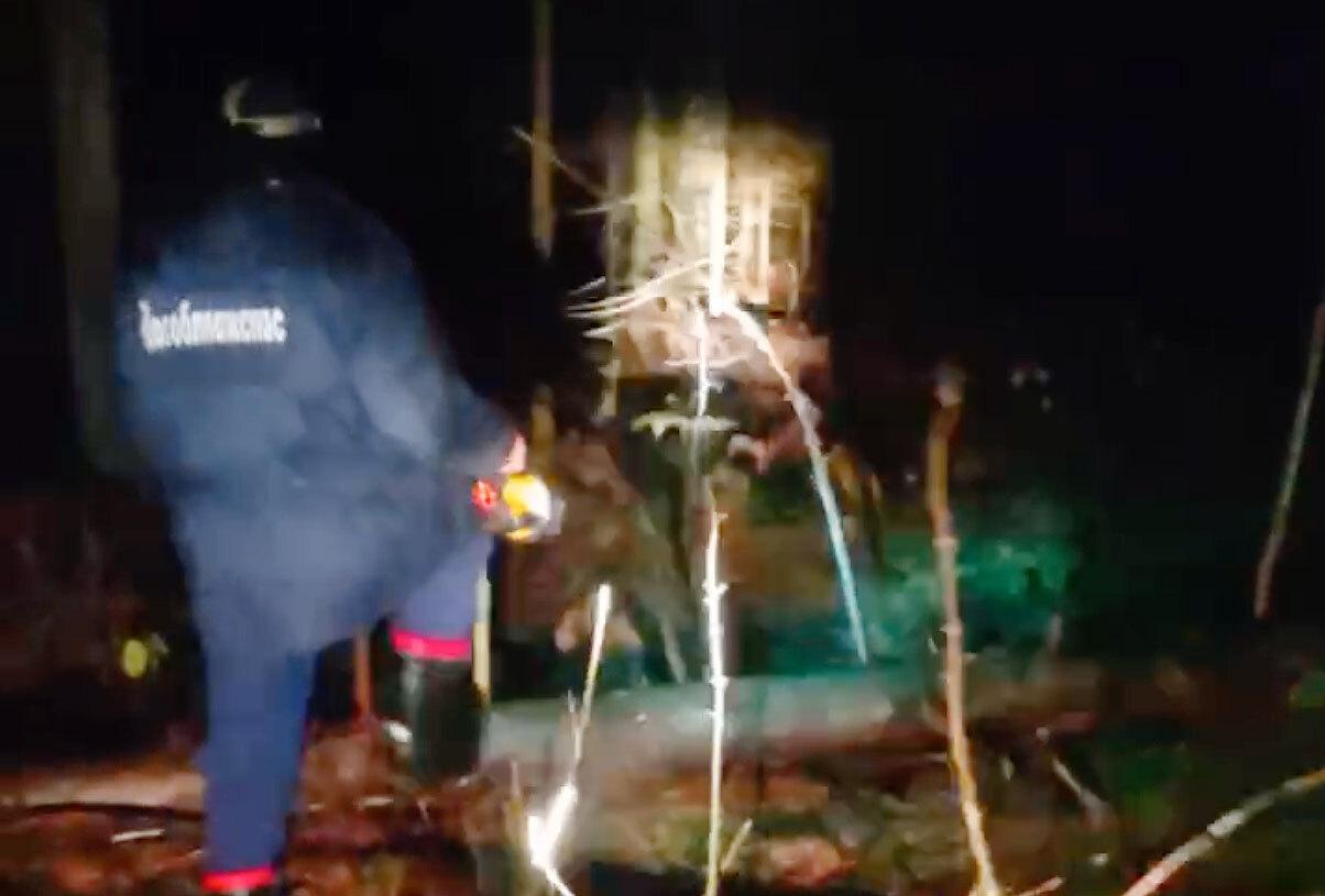 Операция по спасению заблудившихся в подмосковном лесу женщин попала на видео