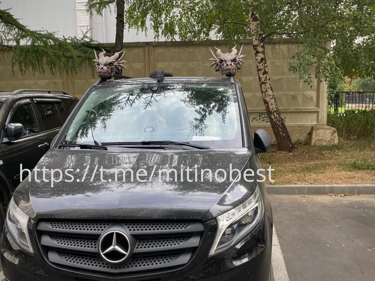 Автомобиль Призрачного гонщика заметили в Москве