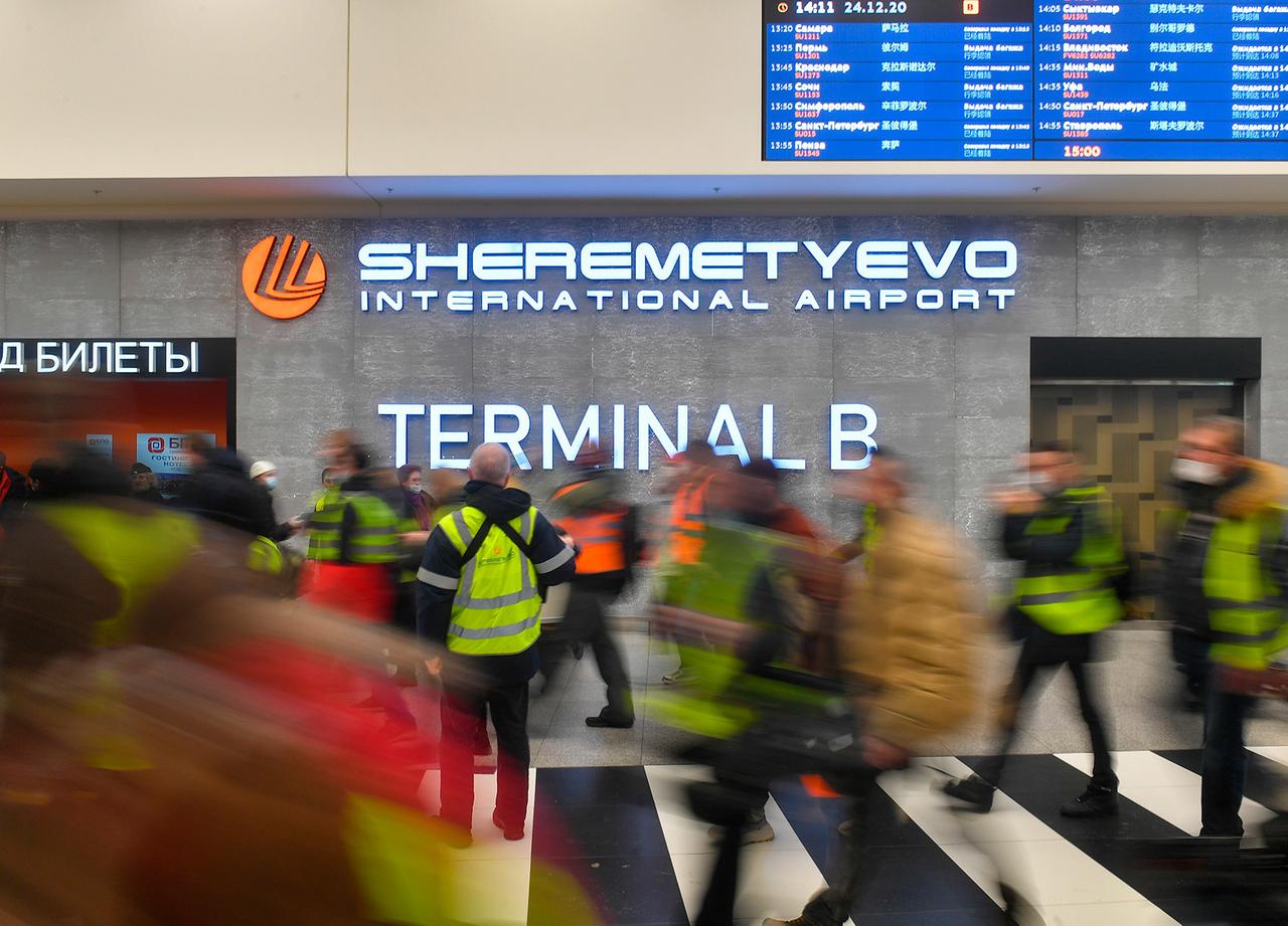 Из аэропорта Шереметьево отменены все рейсы в южном направлении