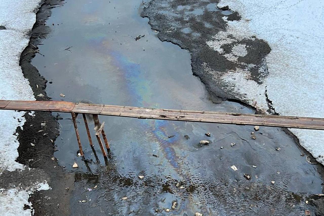 Фото бензина в подмосковной реке возмутило пользователей сети