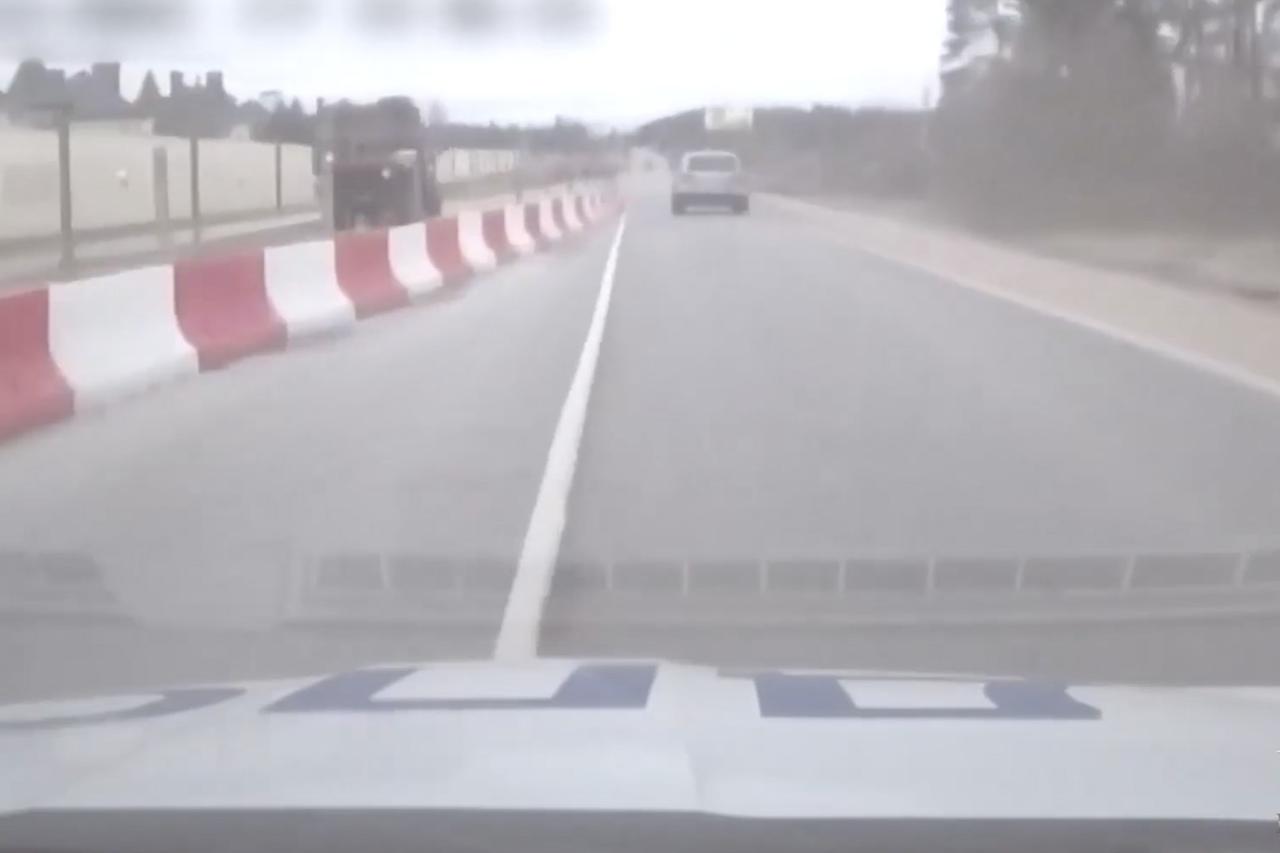 Полицейская погоня в Подмосковье попала на видео