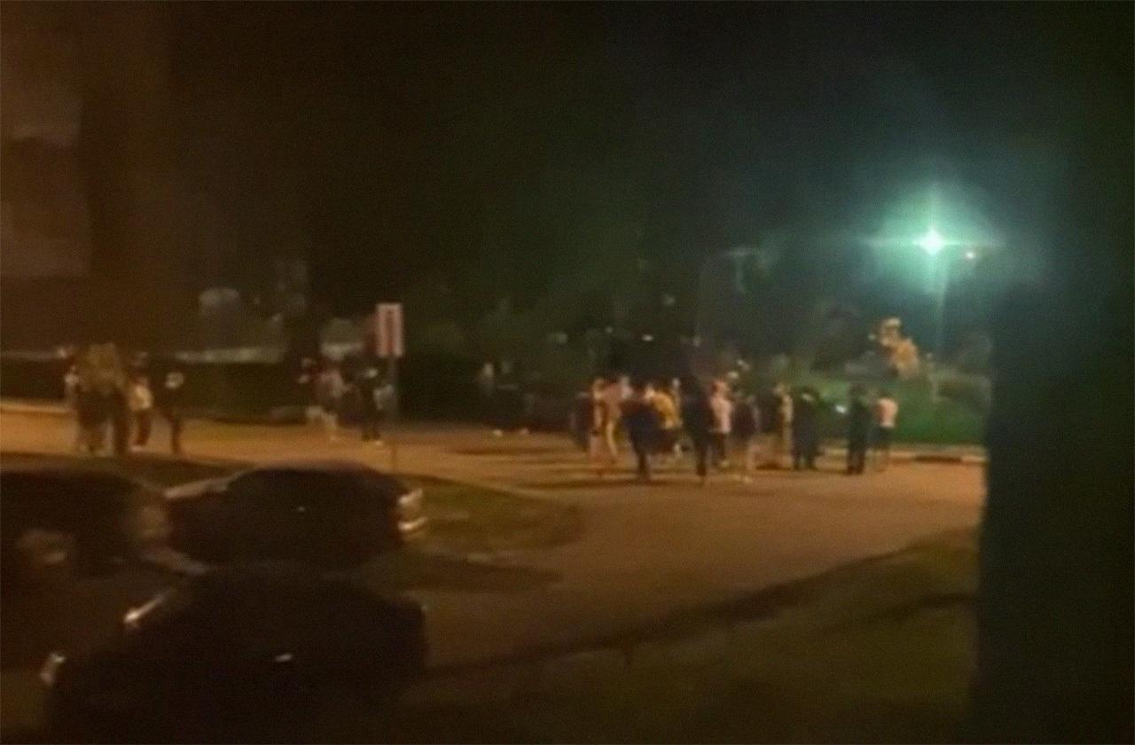 Массовая драка в Подмосковье попала на видео