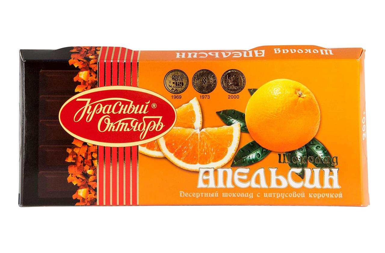 десертный шоколад «Апельсин»