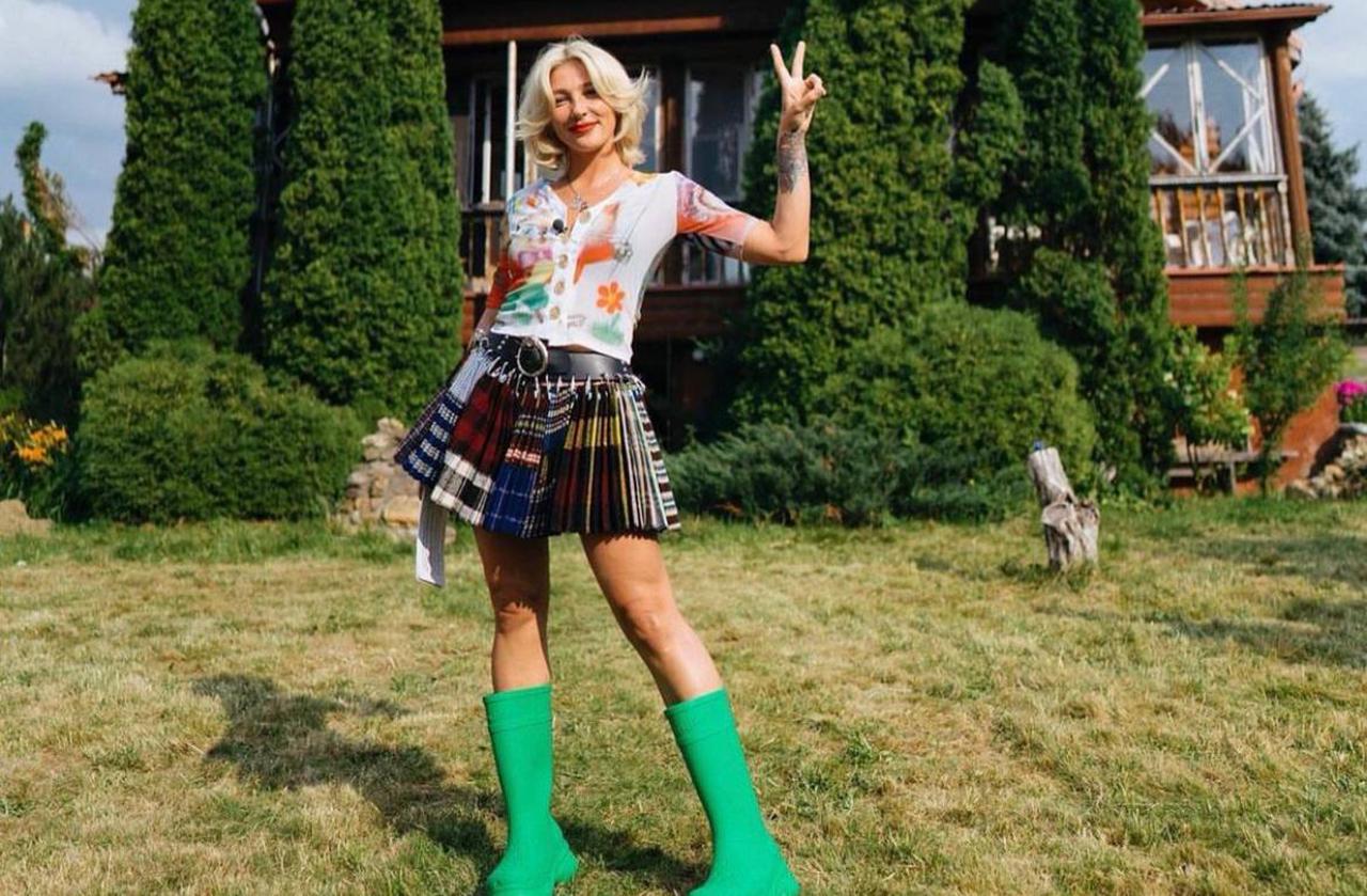 Ивлееву в короткой юбке назвали повелительницей кабачков