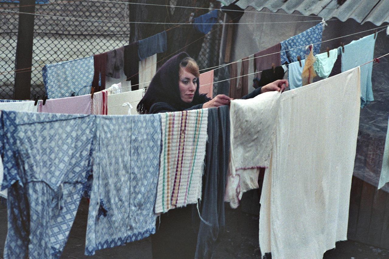 В сети вспомнили старый способ высушить белье