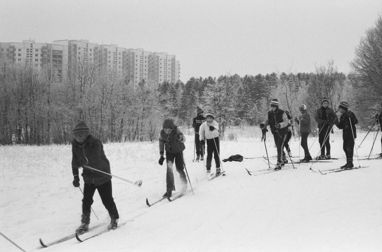 Москвичи вспомнили «гору детства» для катания на лыжах
