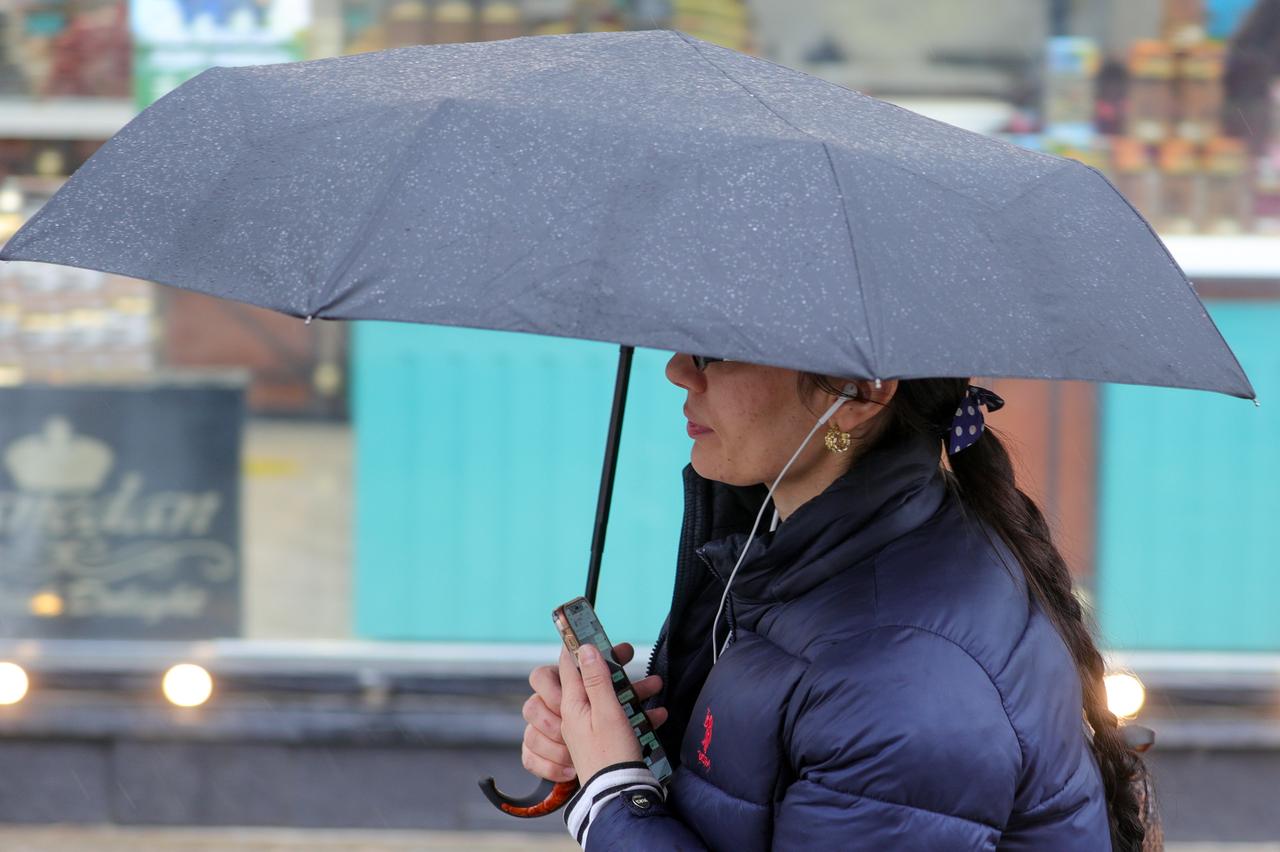 Москвичей предупредили о мокром снеге