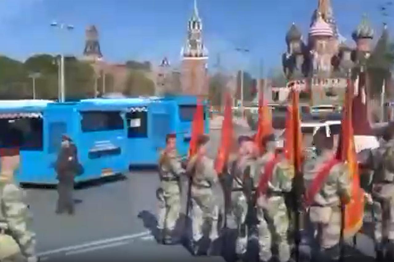 Обстановка на Красной площади попала на видео