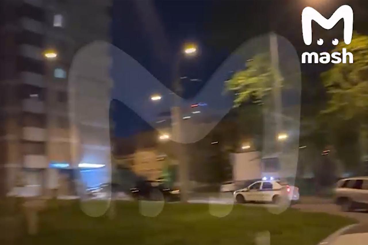 Полицейская погоня на улицах Москвы попала на видео