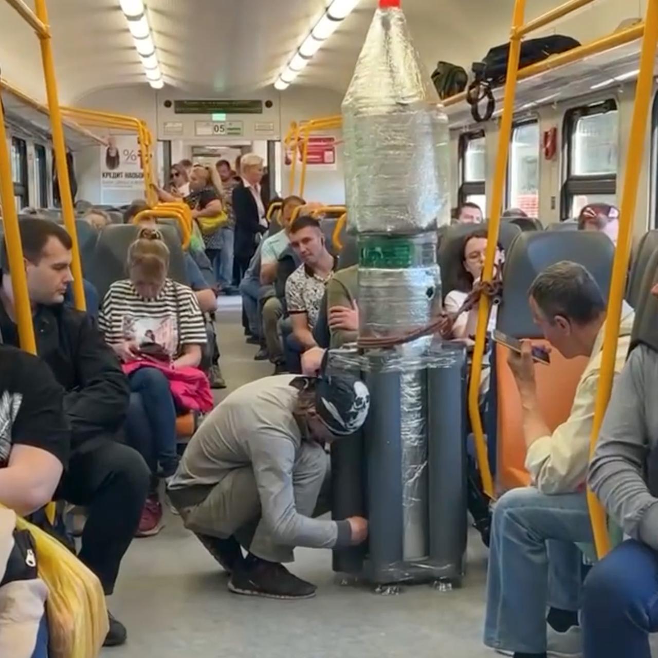 Пассажира с самодельной ракетой заметили в московской электричке