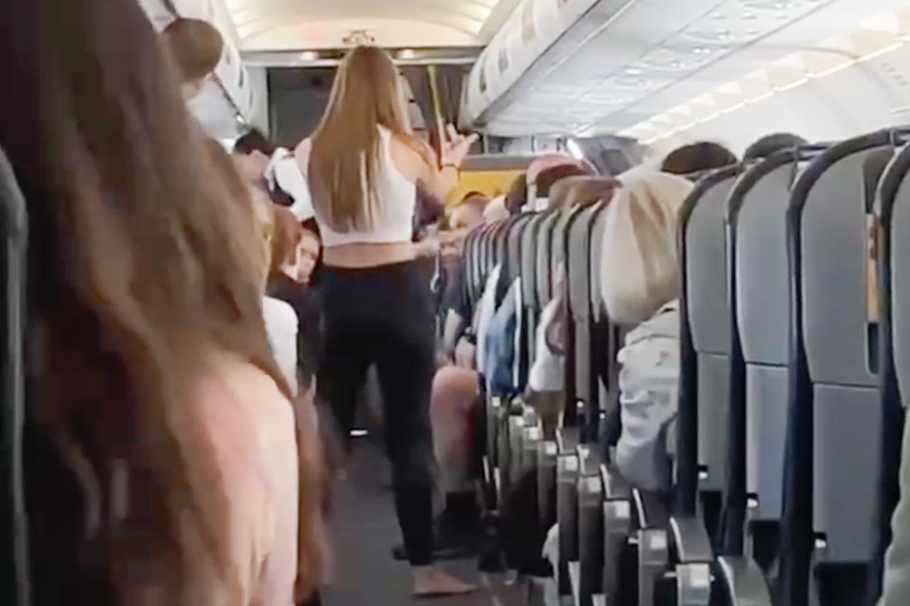 Россиянка устроила дебош на борту рейса Стамбул — Москва и попала на видео
