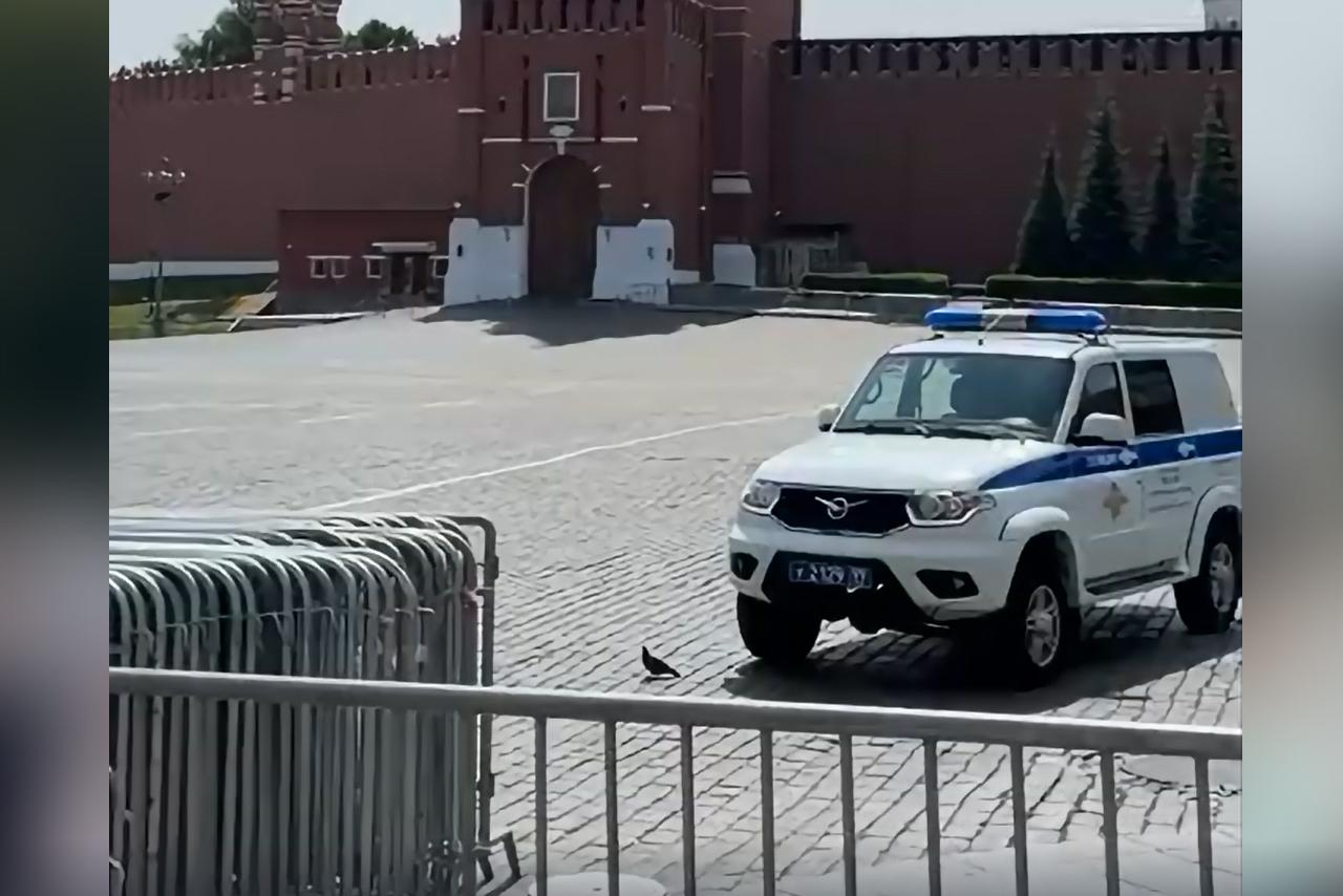 Обстановка на Красной площади попала на видео