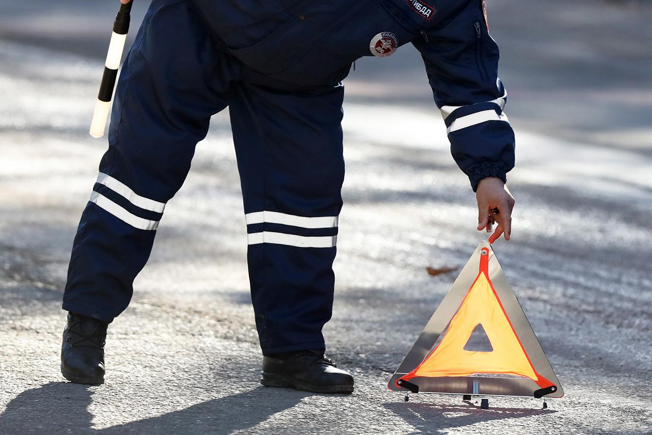 Смертельное ДТП с участием мотоцикла и иномарки в Москве попало на видео