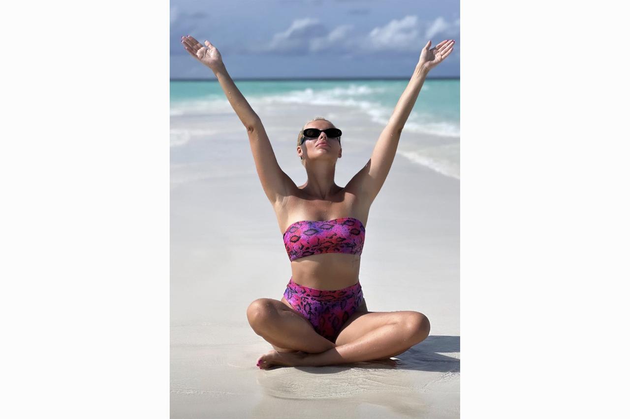 Ханна показала фигуру в купальнике через пять месяцев после родов