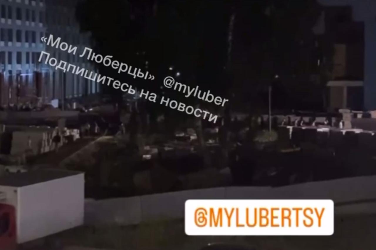 Ночные разборки со стрельбой в Подмосковье попали на видео