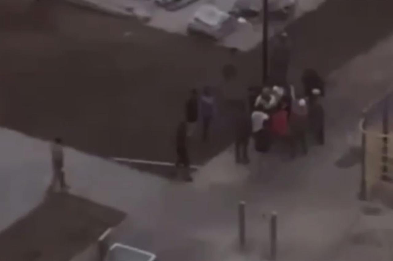 Массовая драка в Подмосковье попала на видео