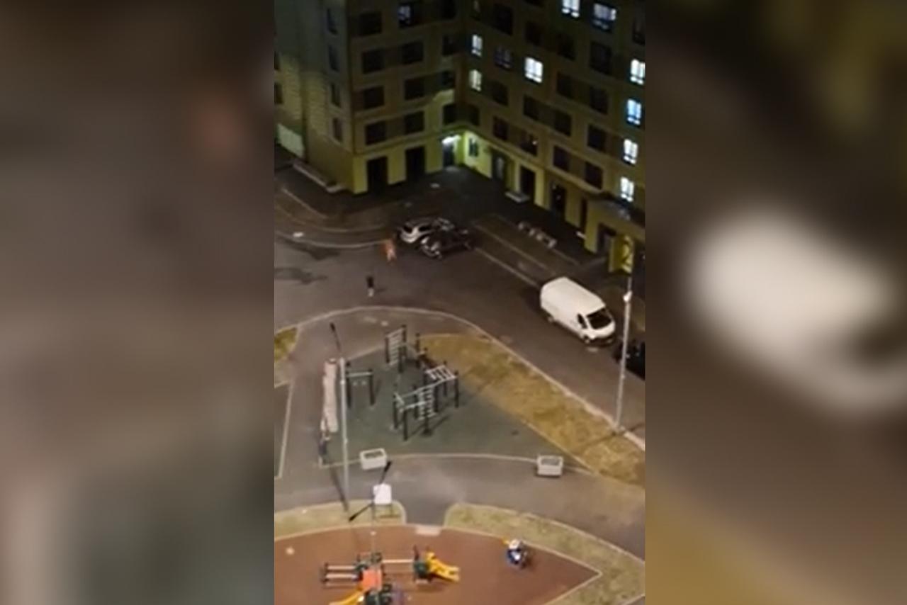 Избиение молодого человека в Москве попало на видео