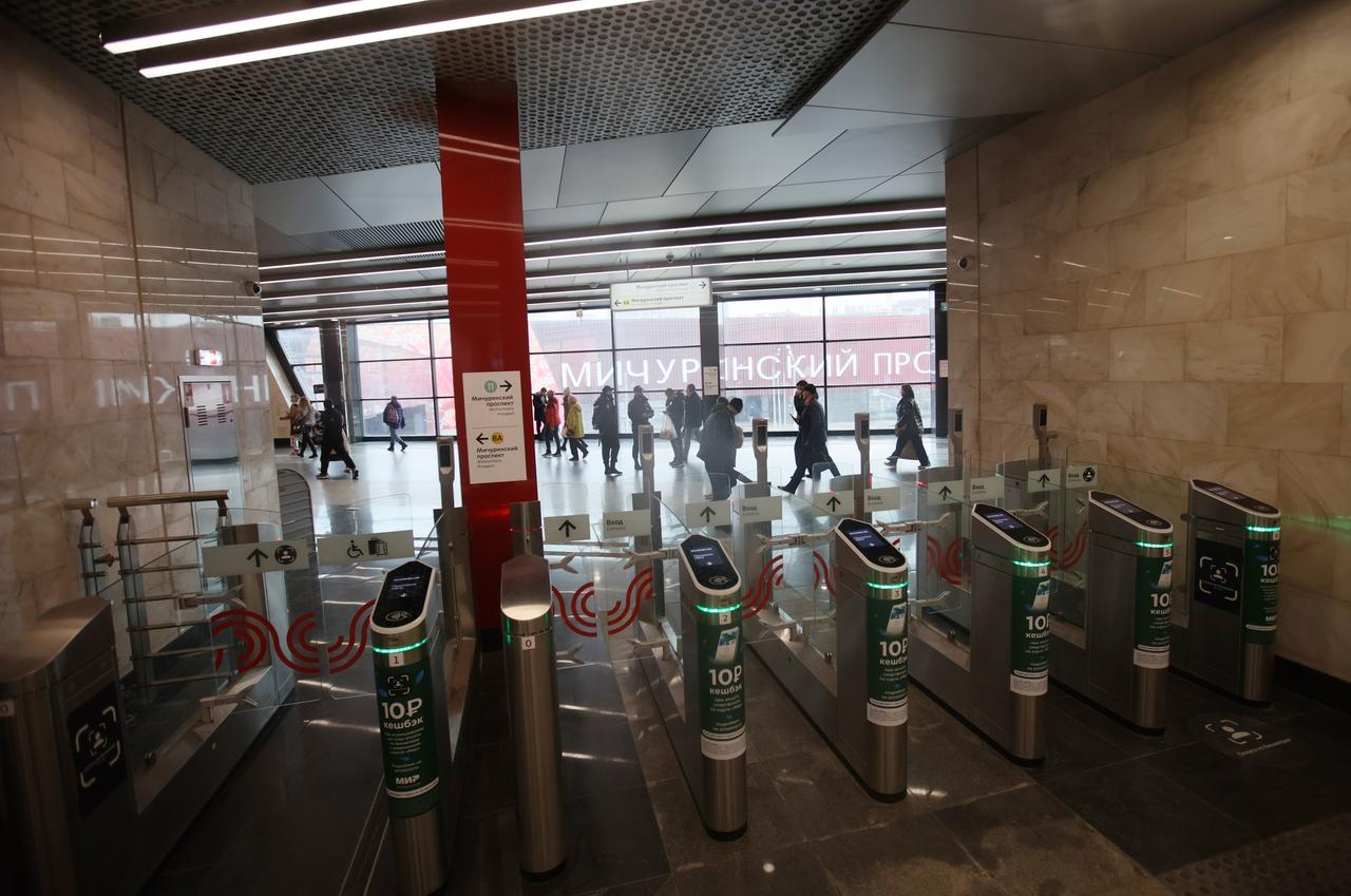 Нападение безбилетника на пассажира в московском метро попало на видео