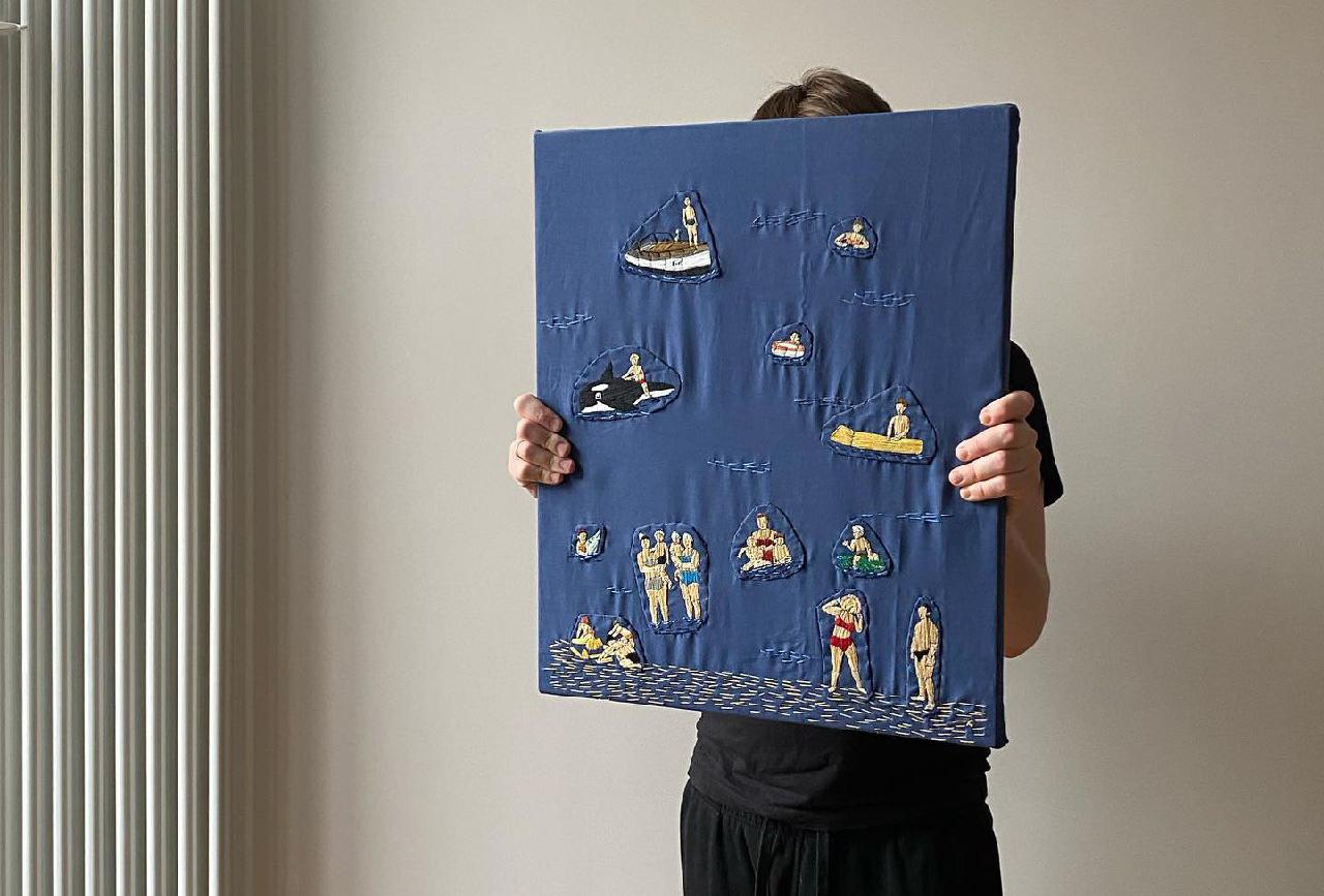 Автор вышивок с московскими зданиями раскрыл реакцию на его творчество