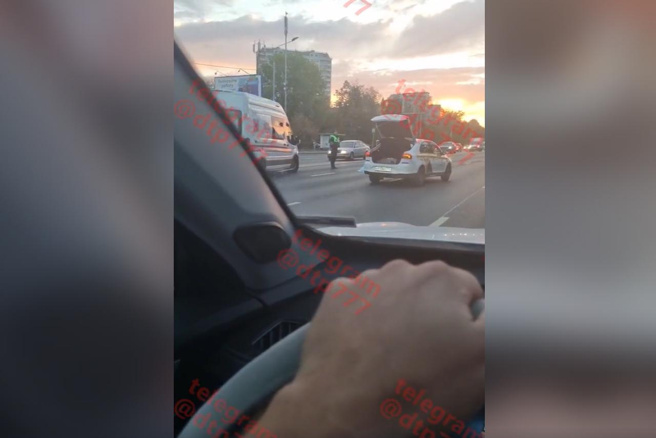 Смертельное ДТП в Москве попало на видео