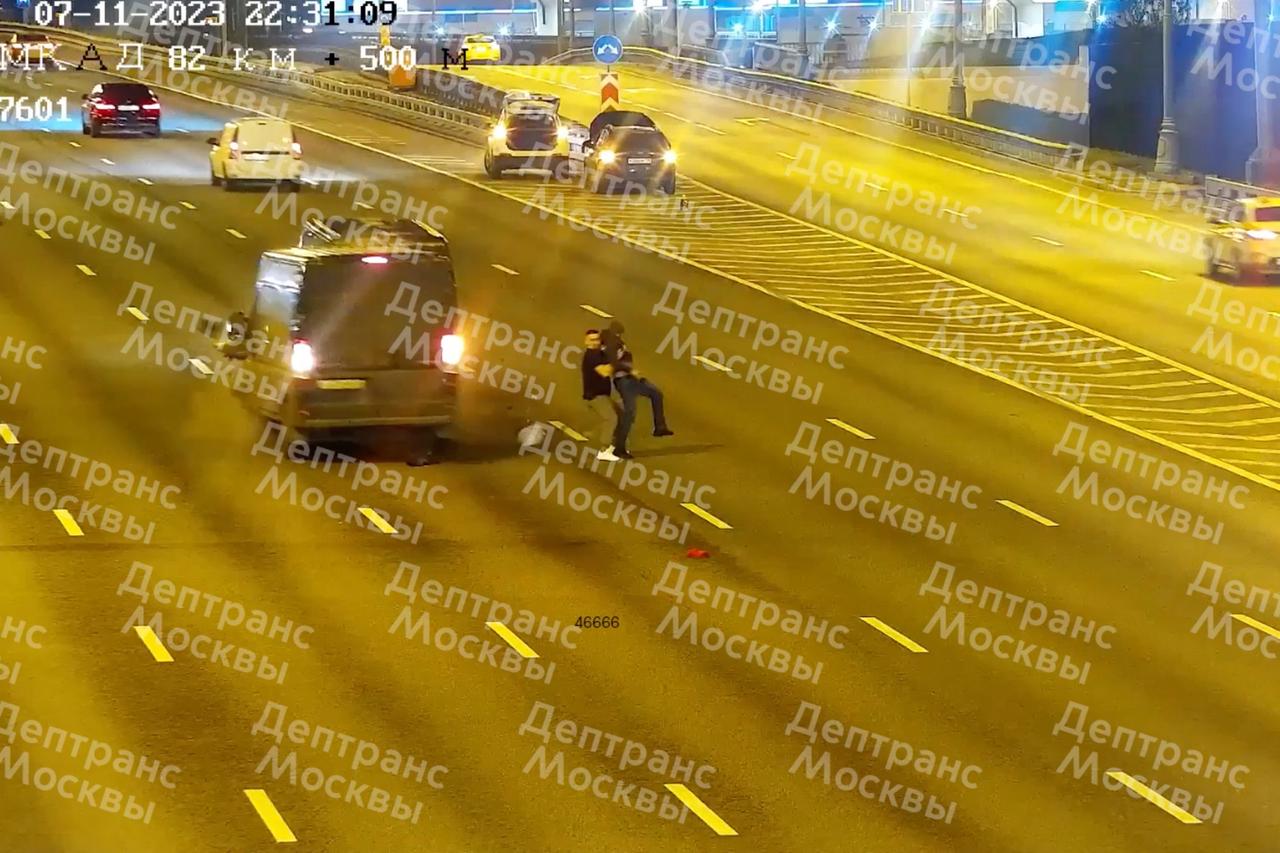 Смертельная авария на МКАД попала на видео