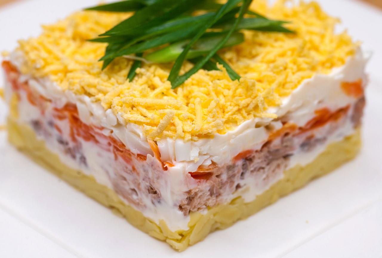 Раскрыта стоимость салата мимоза