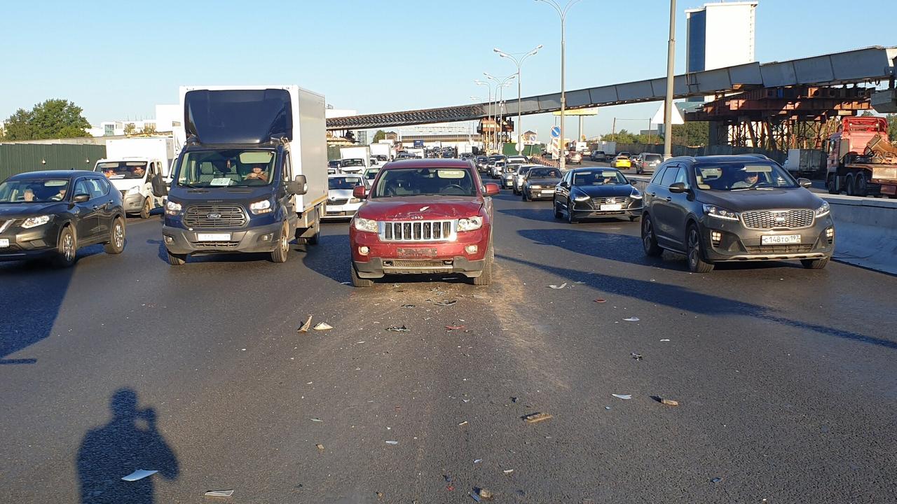 Массовая авария произошла в Подмосковье