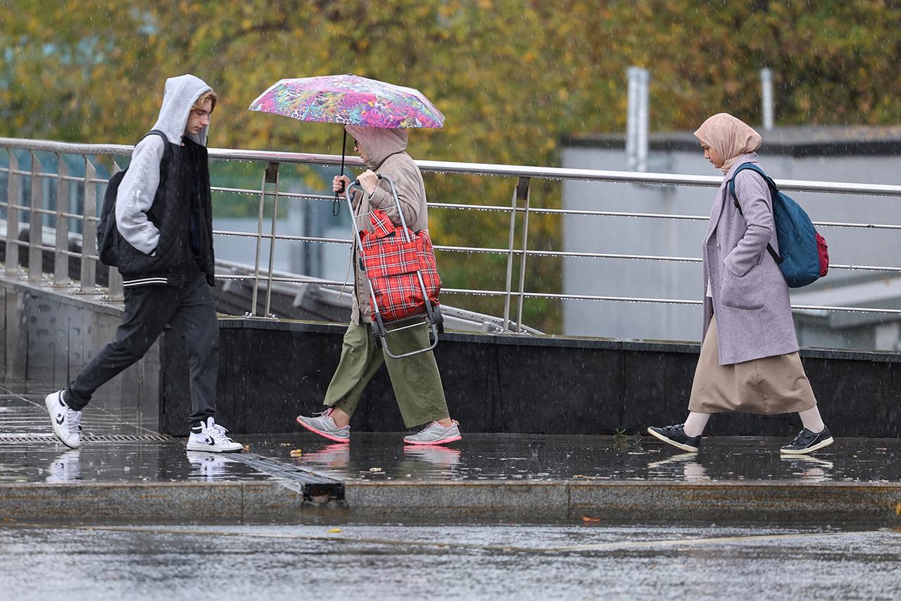 Жителей Подмосковья предупредили о ливнях до вечера
