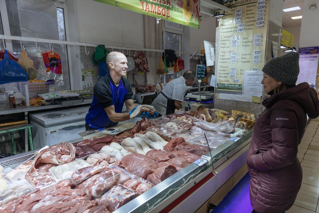 Лавка в мясном ряду Преображенского рынка