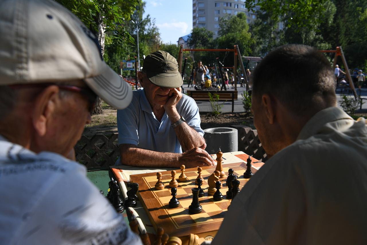 Пришла соседка и всех выгнала. Москвичка добилась прекращения игр в шахматы у себя под окном