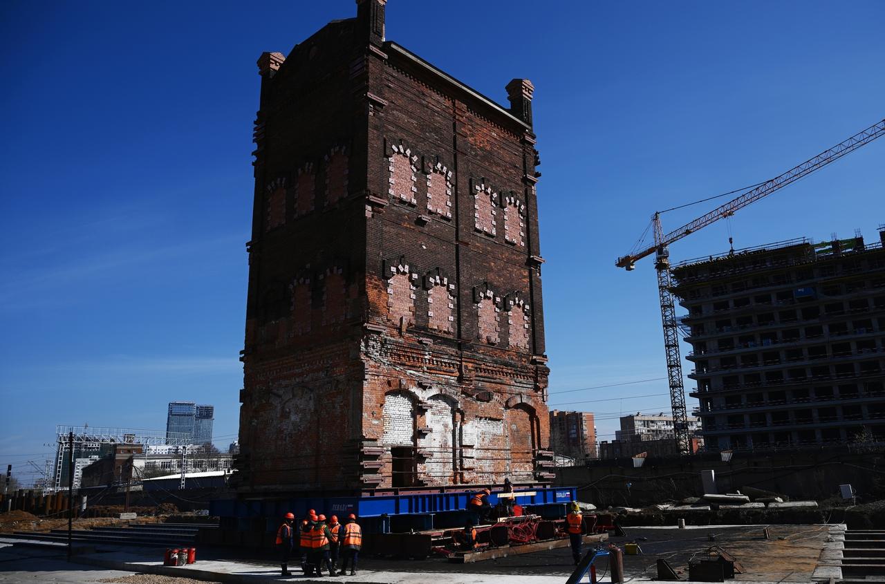 В Москве передвинут башню XIX века. На ее месте построят технопарк