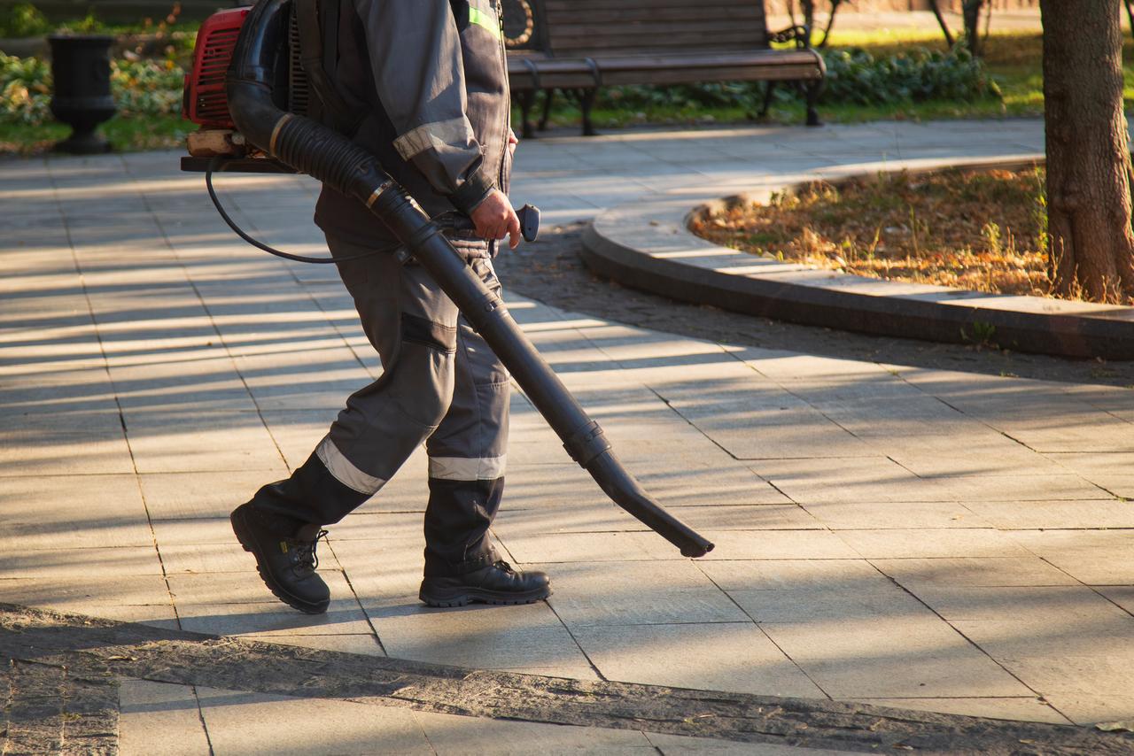 «На мое замечание была послана». Москвичку возмутили коммунальщики, сдувающие стекла на газоны