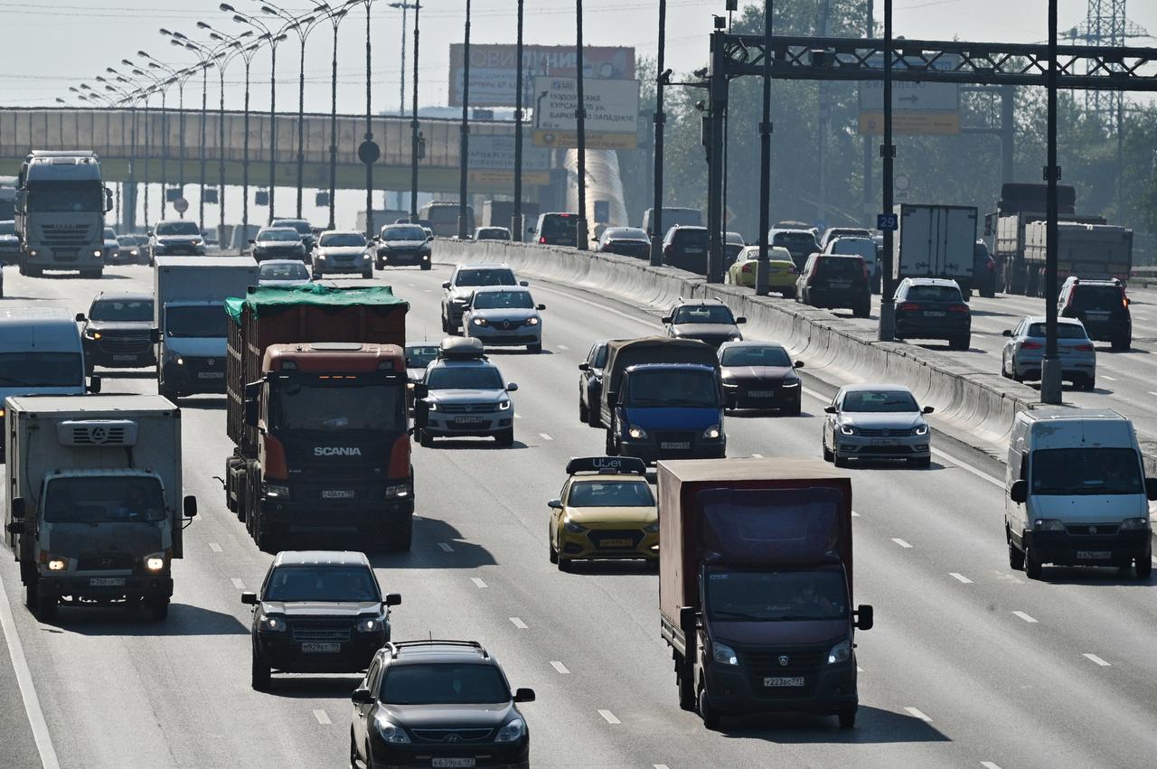 Массовая авария произошла на МКАД