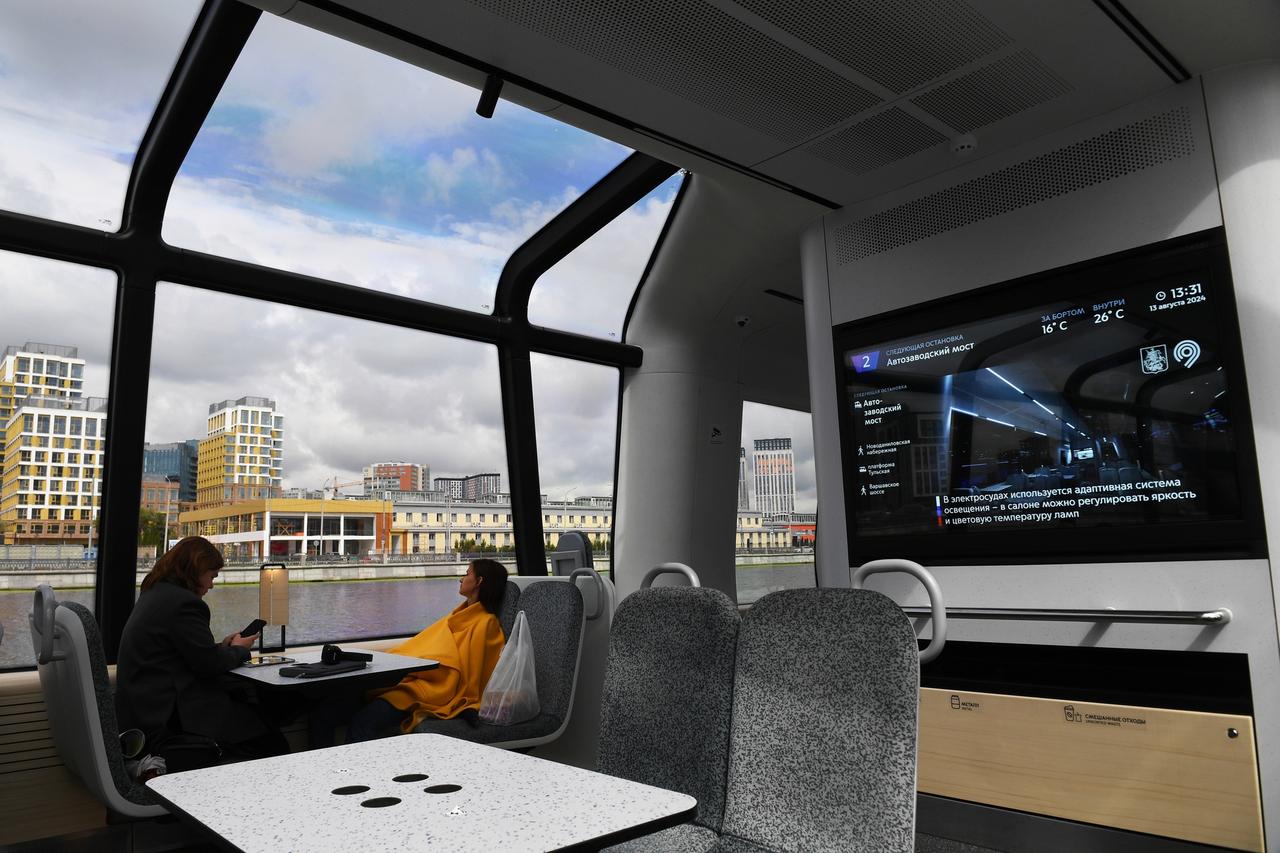 В Москве появились новые речные электросуда