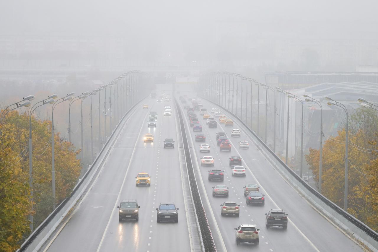 В Москве объявлен «желтый» уровень опасности из-за тумана