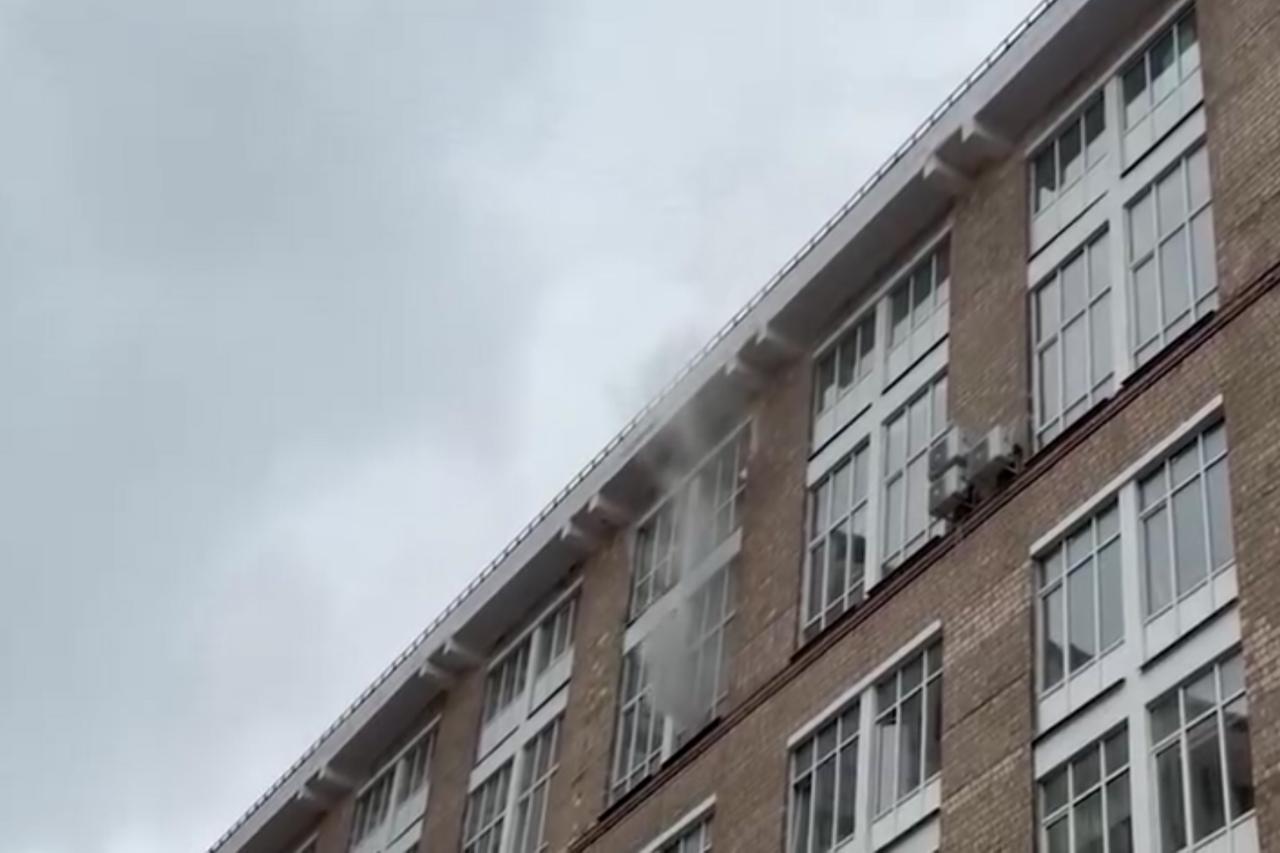 В здании редакции Mash в Москве произошел пожар