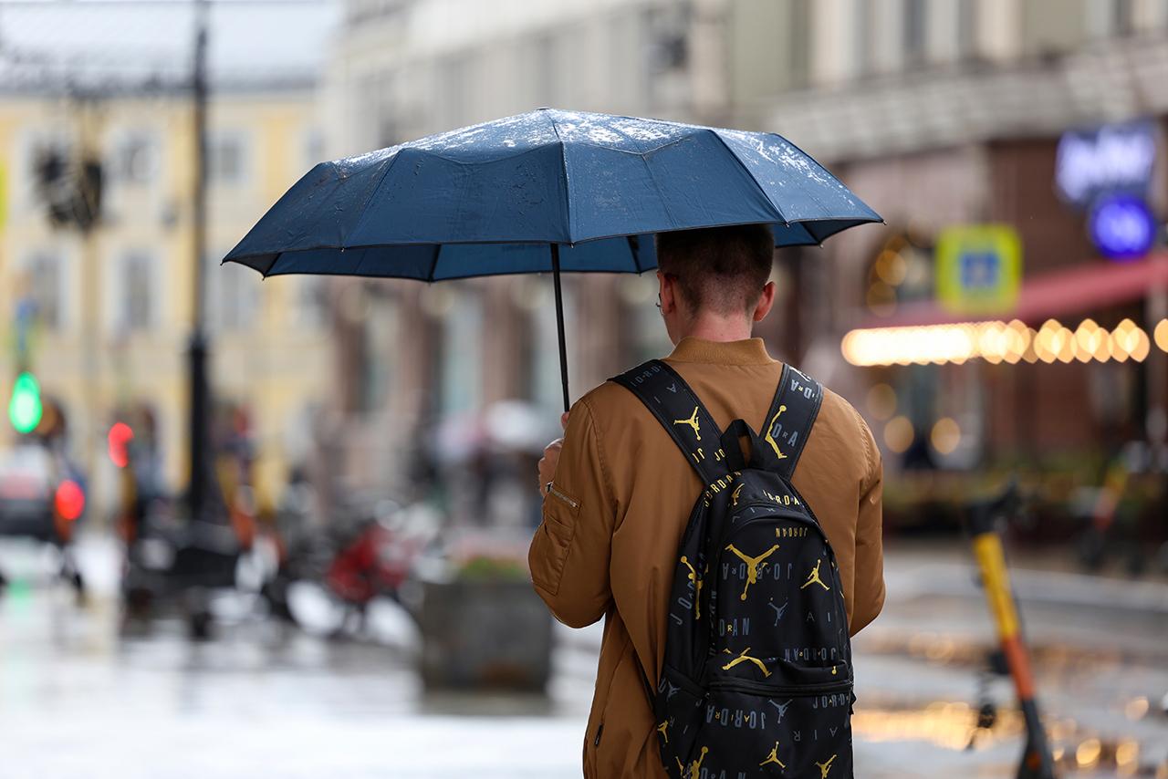 Более трети месячной нормы осадков выпало в Москве