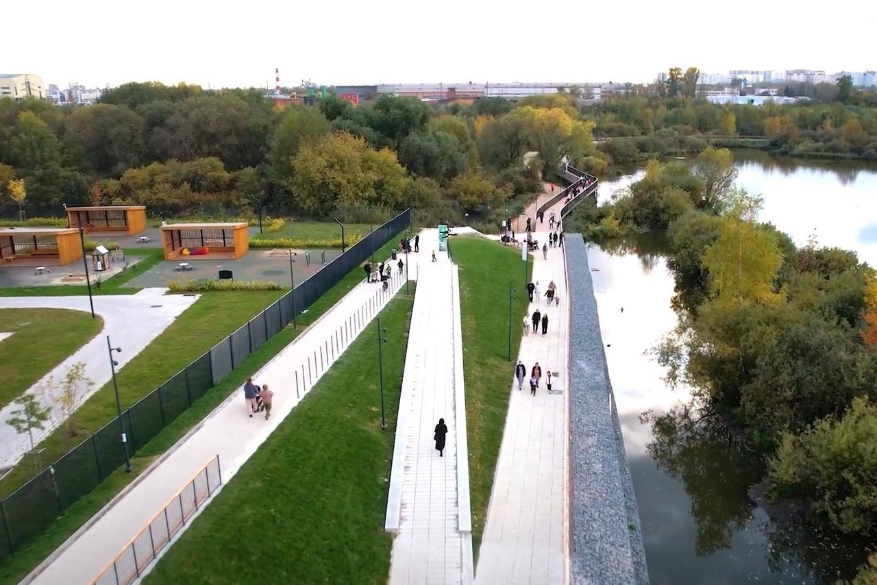 Некрасовку и Люберцы связал пешеходный мост