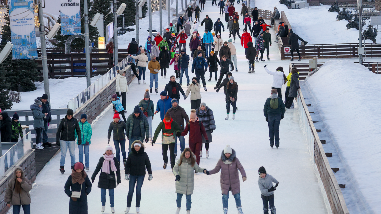 Каток на ВДНХ на несколько тысяч гостей откроется 25 ноября